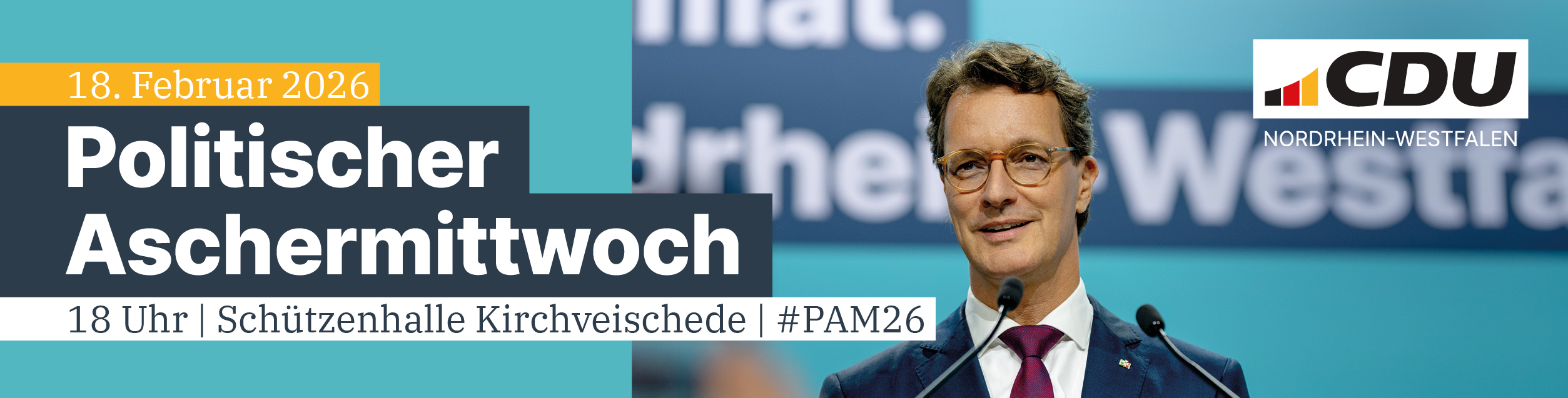 Politischer Aschermittwoch der CDU NRW 2026