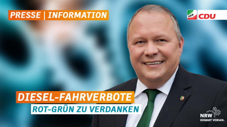 „Diesel-Fahrverbote Rot-Grün zu verdanken“