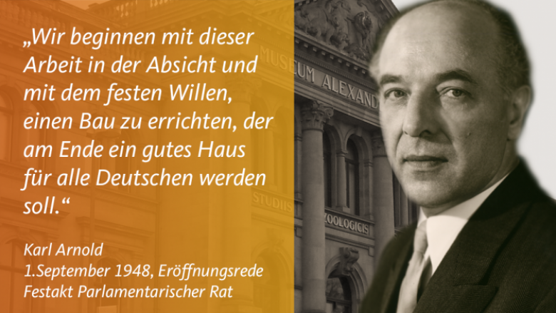 Heute vor 70 Jahren: Der Parlamentarische Rat nimmt seine Arbeit auf