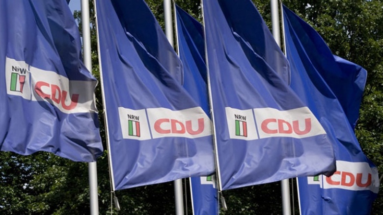 CDU NRW-Fahnen
