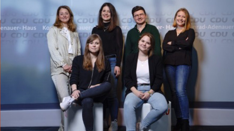 Das Team von connect im Konrad-Adenauer-Haus. Das Team von connect im Konrad-Adenauer-Haus.