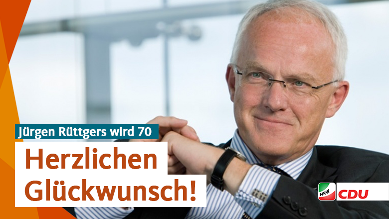 Herzlichen Glückwunsch zum 70. Geburtstag.