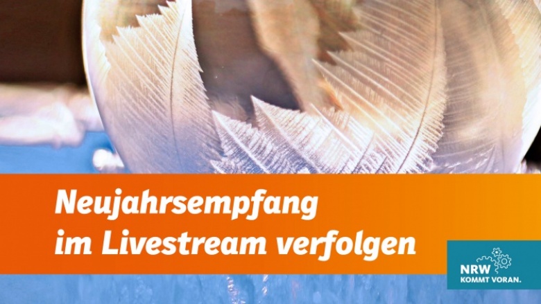 Neujahrsempfang im Livestream verfolgen