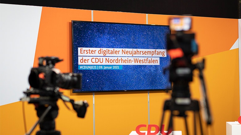 Erster digitaler Neujahrsempfang der CDU Nordrhein-Westfalen