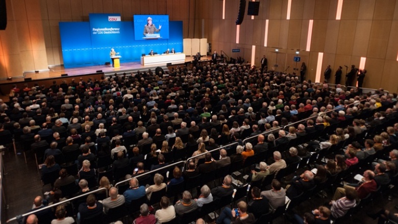 1.000 CDU-Mitglieder diskutieren in Münster