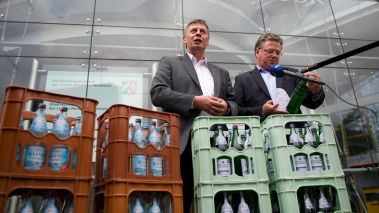 Löttgen Haaner Felsenquelle Pressekonferenz