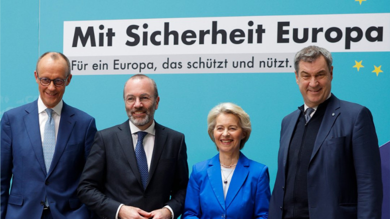 Vorstellung Europawahlprogramm 2024: Mit Sicherheit Europa - Für ein Europa, das schützt und nützt.