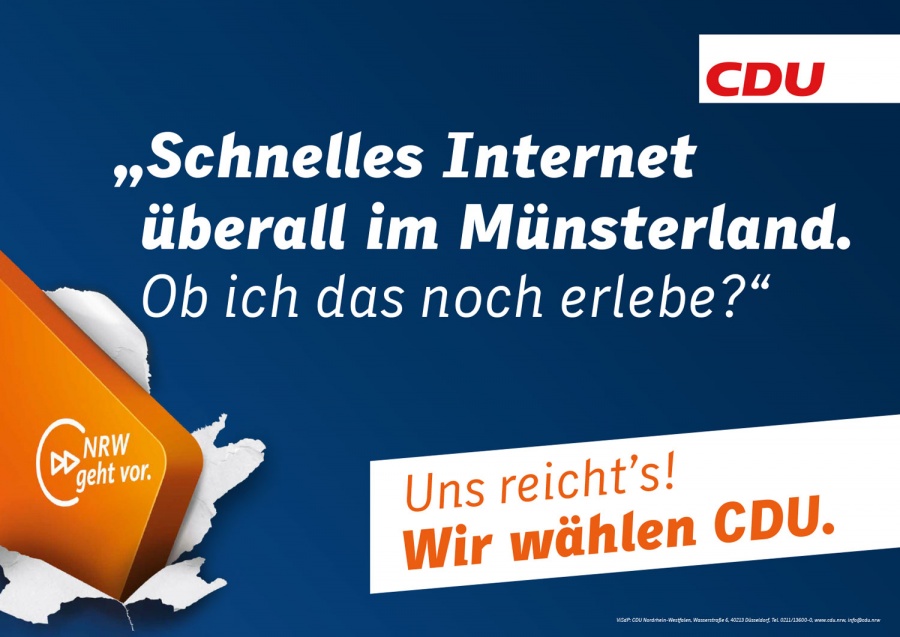 Landtagswahl: Großflächenmotive und Grundausstattung