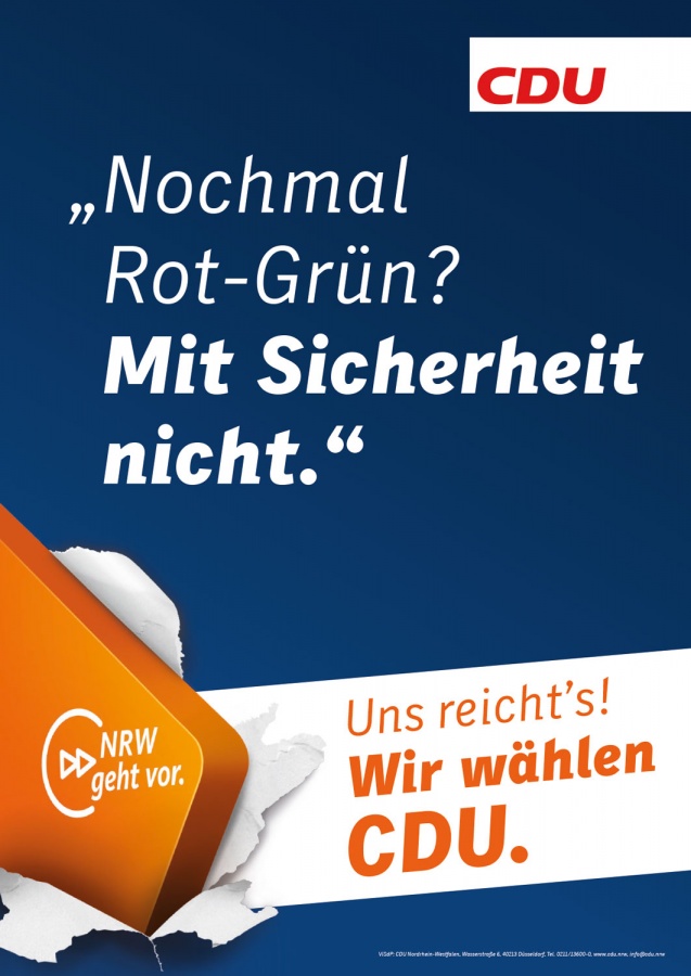 Landtagswahl: Großflächenmotive und Grundausstattung