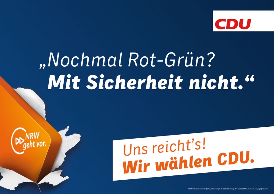 Landtagswahl: Großflächenmotive und Grundausstattung