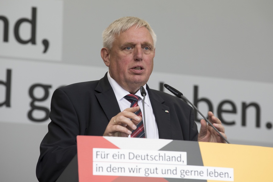 Angela Merkel mit Armin Laschet auf Wahlkampftour in Münster