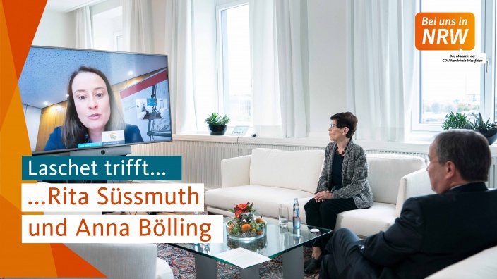 Laschet trifft Rita Süssmuth und Anna Bölling