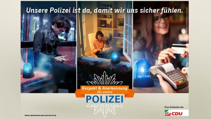 Respekt und Anerkennung für unsere Polizei!