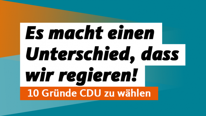 Darum CDU